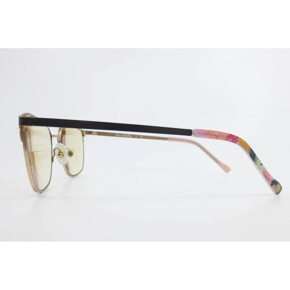 Vera Bradley Tilly Superbloom SBM Eyeglasses Frames Black Gold 53-17-135